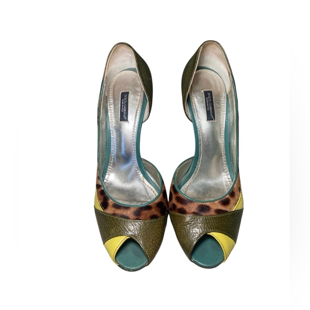 Dolce & Gabbana Multi-Color Heels Eu Size 39 - image 1
